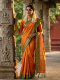 Shree Shyam Fashion Mustard Soft Silk Saree