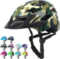 Kids Bike Helmet,Bavilk Kids Boys Girls Bike Helmets with LED Light Detachable Visor Children Youth Teen Multi-Sport for Skating Cycling Scooter Skateboard Adjustable & Lightweight 19.7"-22.4"