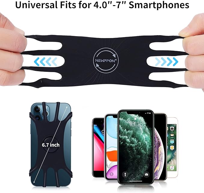 Detachable & 360° Rotatable Running Armband -with Reflective Strap Zipper Pocket & Earphone Bag for iPhone 16 15 14 Pro Max Plus Samsung Galaxy – Workout Exercise Phone Holder with Card Key Slot