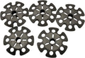 5 pcs Removable Mud Ski Basket Trekking Pole Snowflake Basket,Removable Mud Ski Basket Replacement Accessory for Hiking Poles