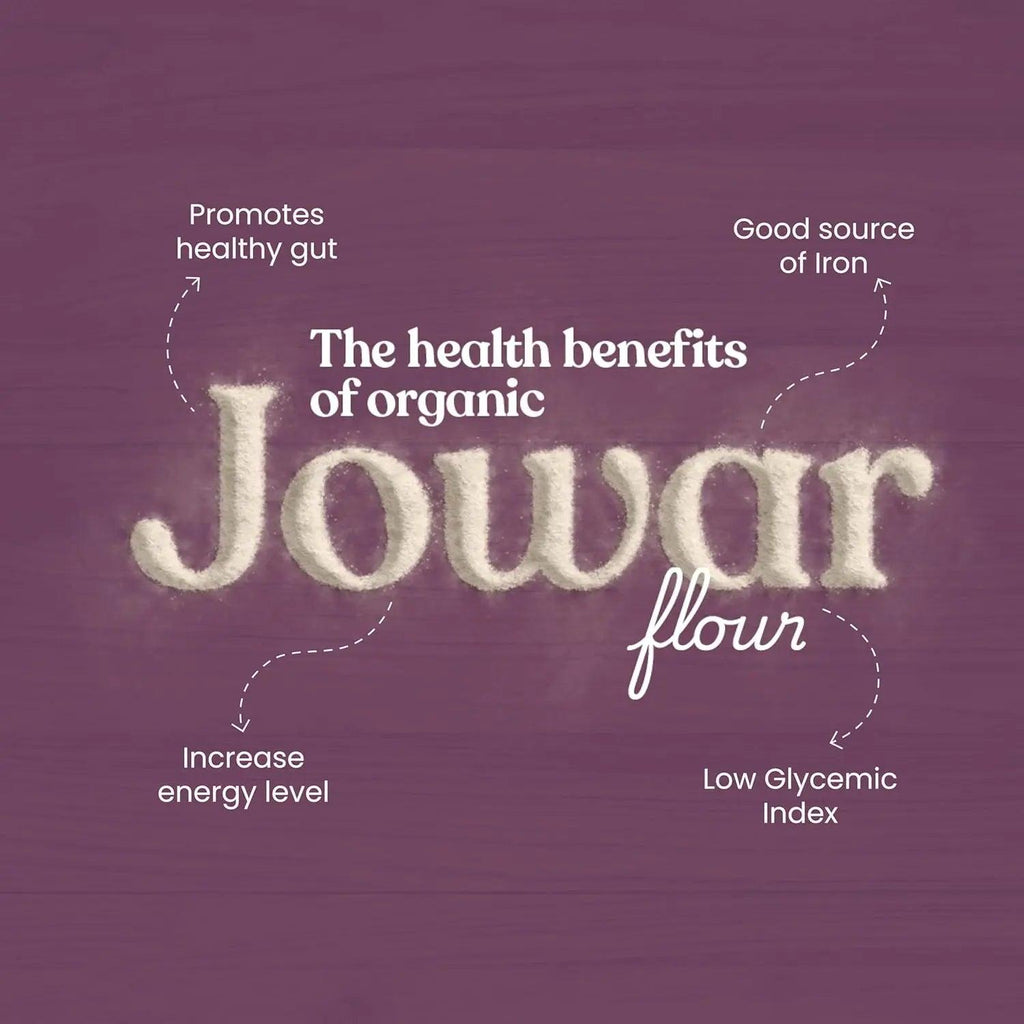 Bharat Vedica Organic Sorghum Flour - Organic Jowar ka Atta