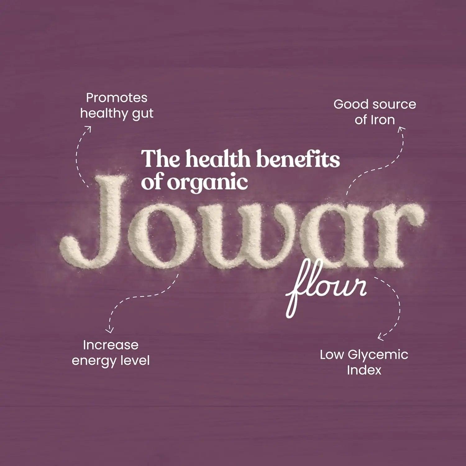 Bharat Vedica Organic Sorghum Flour - Organic Jowar ka Atta