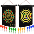 Magnetic Dart Board Outdoor Game Suitable for Children to Play Comes with 12 Darts Best Toys Gifts for Teenage Boys Girls Age 5 6 7 8 9 10 11 12 Years (12 in)