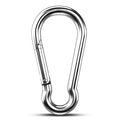 Large Carabiner Clip Hooks, 1pc 5.5 inch Carabiner Heavy Duty, 304 Stainless Steel Spring Snap Hook Fits Camping Hanging Hiking Weight Lifting, Metal Clips for Rope or Chain