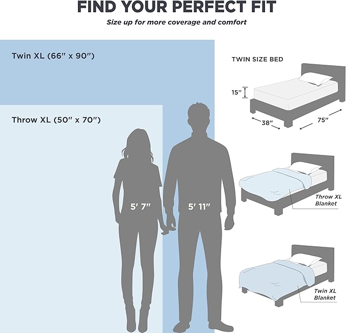 Bedsure 100% Cotton Blanket Twin XL Size for College Dorm - Breathable and Soft, Waffle Weave Twin Blanket for Summer, Dorm Room Essentials, Olive Green, 66x90 inches