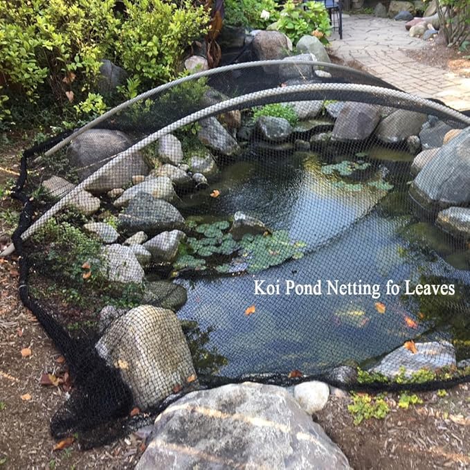 Bird Netting 50x50 Ft, 1 in Mesh Heavy Duty Garden Netting Pest Barrier for Plants, Fruit Trees, Vegetables, Extra Strong Woven Mesh Netting, Animal Fencing Against Birds, Deer, Poultry