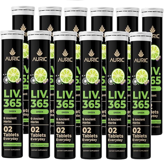 Auric Liv365 Tablets | Lemon Flavour