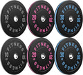 Bumper Plates 2 - Inch Olympic Weight Plate Set for Barbell, 10-55 lb Rubber Weights Sets for Home Gym, Strength Training Plate, Weight Lifting, Black