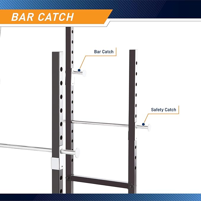 Marcy Strength Training Home Gym Cage with Pulley System for Weightlifting, Bodybuilding, Full Body Workout Equipment for Home Exercise
