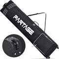 Partage Snowboard Bag with Wheels, Snowboard Bag for Air Travel, Adjustable Length Up to 170 cm, 600D Water Resistant Oxford -Black