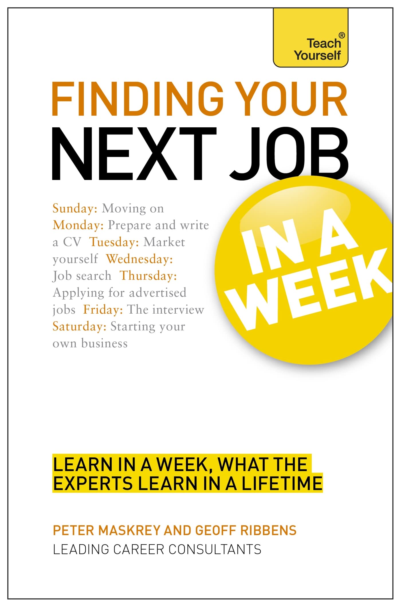 Teach Yourself Finding Your Next Job In A Week