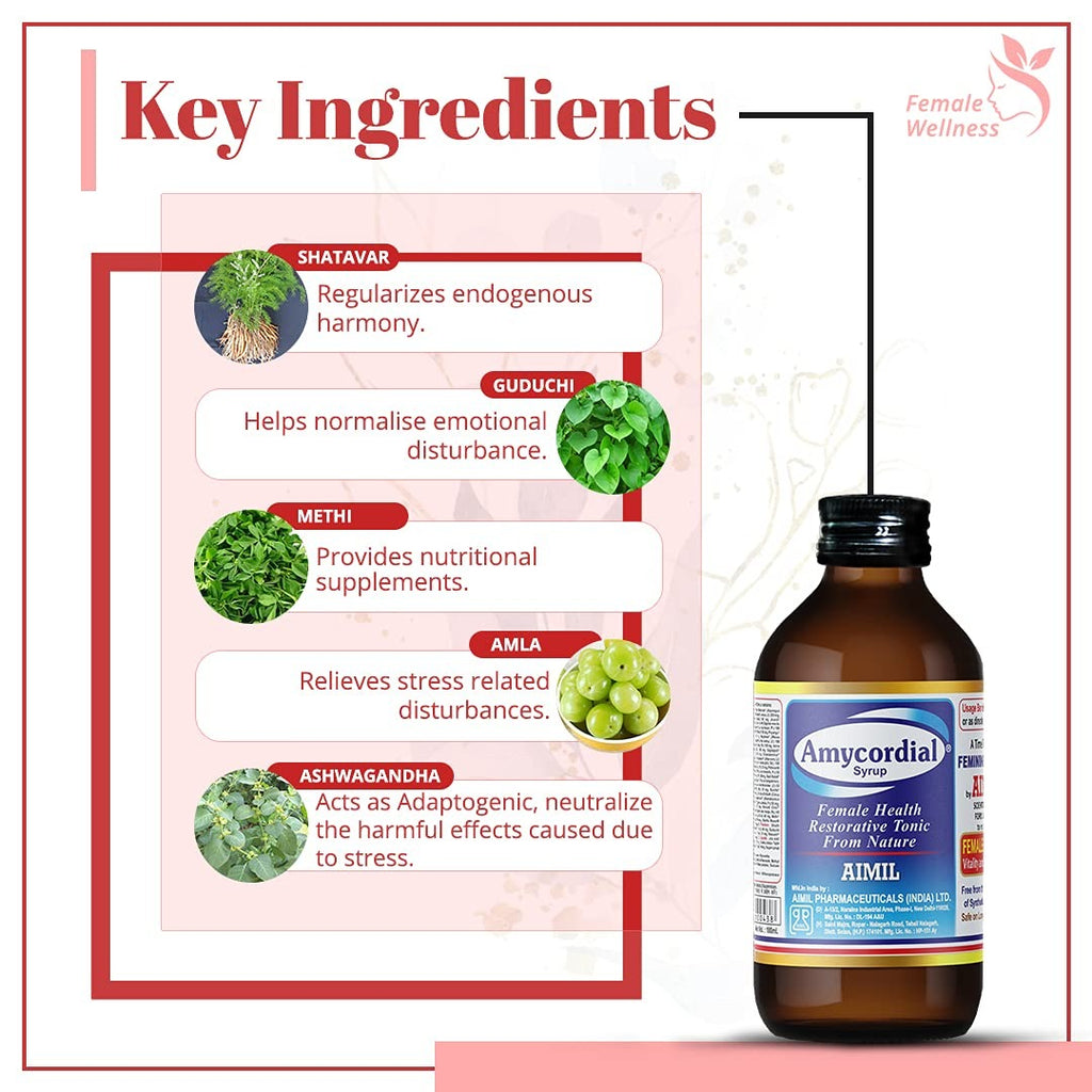 Aimil Ayurvedic Amycordial Syrup