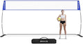 BAGAIL Volleyball Net, 12ft/20ft Portable Volleyball Net for Backyard - Adjustable Height, Heavy-Duty Frame, Freestanding Design - Portable Outdoor/Indoor Volleyball Set with Carry Bag