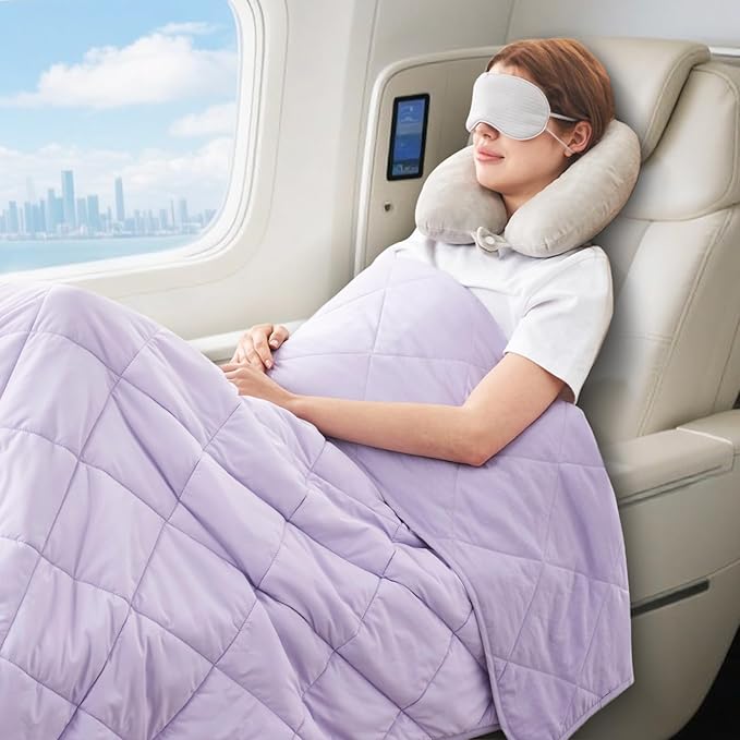 Cozy Bliss Cooling Blanket for Hot Sleepers, Q-Max 0.4 Cooling Comfort Queen Size, Cold Blankets for Night Sweats Sleeping, Ultra-Cool Lightweight Breathable Summer Blanket for Bed