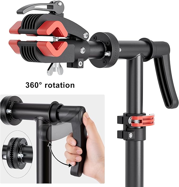 CXWXC Bike Repair Stand - Bench Mount Maintenance Stand Rack - E-bike Workstands for Mountain and Road Bikes - Home and Shop Mechanics