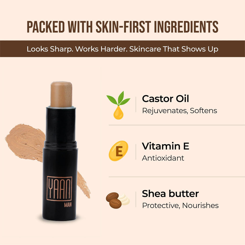 YAAN MAN Natural Concealer For Men - Light Shade
