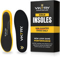 VKTRY Gold for Non-Cleated Shoes - Carbon Fiber Performance Insoles - Customized Athletic Inserts for Sports Basketball Volleyball Running & More | Shock Absorption US M6.5-7, W8.5-9, <120lbs