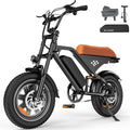 Electric Bike for Adults,16" Electric Dirt Bike with 750W Motor,22MPH 55 Miles PAS Range ebike,UL2849 Certified 374.4WH Battery USB Charging Commute Off Road Ebikes for Adults and Teens