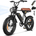 Electric Bike for Adults,Peak 1000W/1500W Motor,20/28MPH 55-150Mile ebikes for Adults with 10.4AH/13AH/26AH Battery,20" Fat Tire Electric Dirt Bike Commuting Off Road Ebike, UL2849