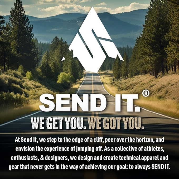 Send It. High Roller Tailgate Bike Pad V2 - Truck Accessories for Mountain Bikers, BMX Bikes, Ebikes & More (Mid Size)