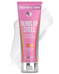 SteelFit Maximum Toning Cellulite Cream, Buns of Steel - Skin Firming & Tightening Body Lotion with Caffeine for Stretch Marks - Anti-Cellulite Remover Treatment for Booty, Thighs, Legs & Glutes