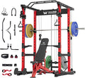 MAJOR FITNESS Drone1 Power Cage - Multi-Function Power Rack for Home Gym, Squat Rack, Cable Crossover System, for Strength Training, Heavy-Duty Steel Construction