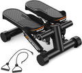 Sportsroyals Stair Stepper,Twist/Mini Stepper for Exercise at Home,Step Machine with Resistance Bands for Full Body Workout, 350lbs+ Capacity