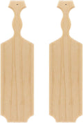 BATTIFE [2Pack] 15inch Sorority Paddle - Greek Fraternity Paddle, Unfinished Wooden Frat Paddle, Solid Pine Wood Paddles