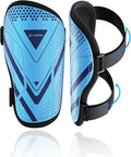 Shin Guards Soccer Kids Youth, CE Certified Airsfish Shin Guard Protection Gear for 2-18 Years Old Boys Girls Teenagers High Impact Resistant Breathable Comfortable 1 Pair 4 Sizes
