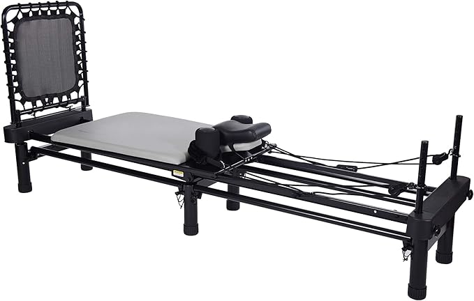 AeroPilates Reformer Home Workout Equipment, Pilates Machine w/Resistance