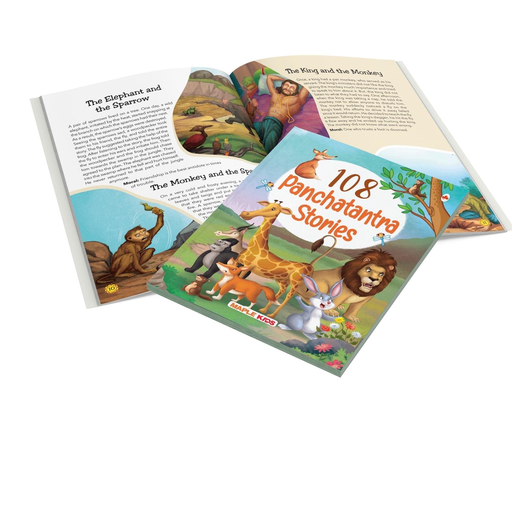 108 Panchatantra Stories (Illustrated) - Story Book For Kids - English Short Stories - Moral Stoy Book - Bedtime Stories - Age 3+ - Read Aloud To Infants, Toddlers