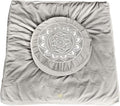 Florensi Meditation Cushion - Comfortable Floor Pillow - Traditional Tibetan Meditation Pillow with Beautiful Velvet Cover - Large Floor Cushion Seating for Adults - Premium Yoga Buckwheat Bolster
