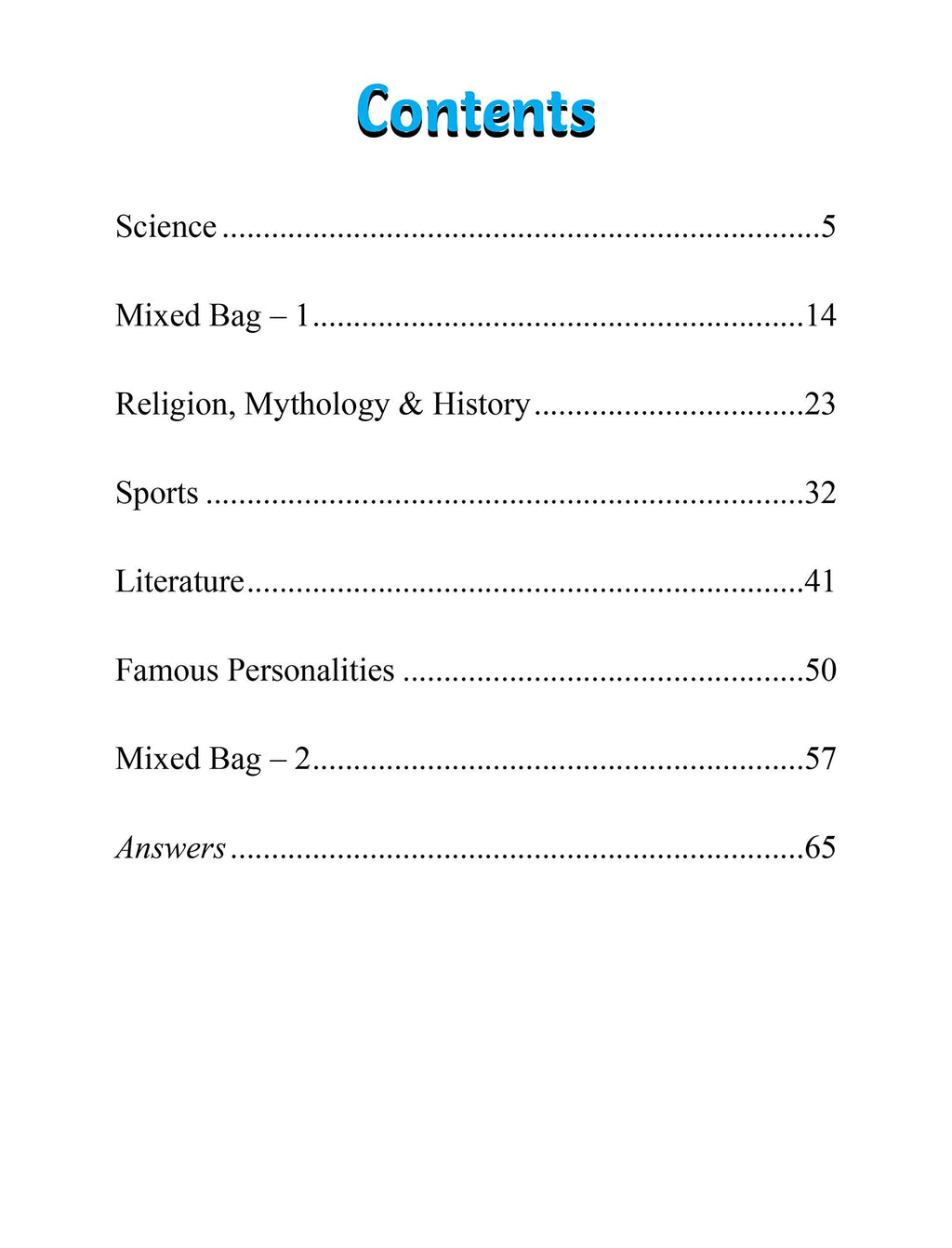 Quiz Kit-2