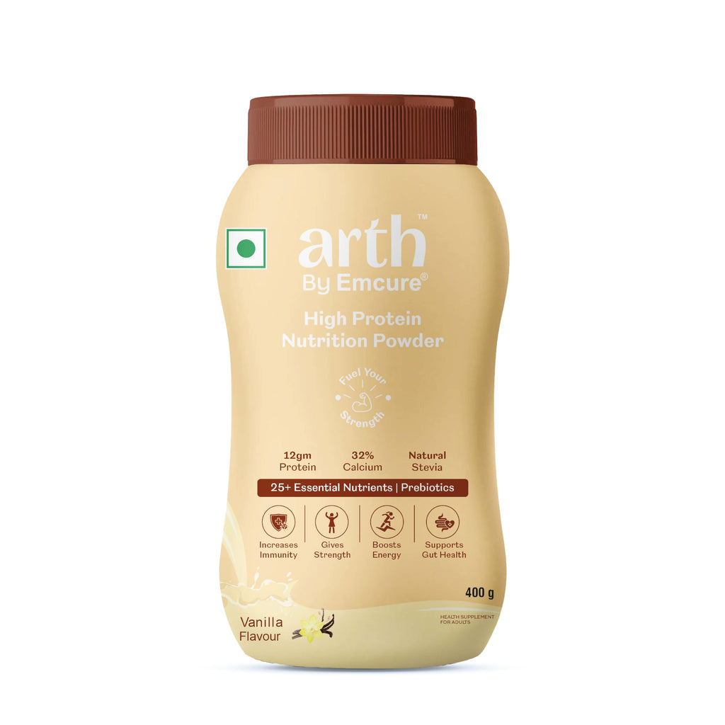 Arth High Protein Nutrition Powder - Vanilla Flavour