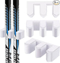 Yousoontic Hockey Stick Holder Wall Mount, 1-6 Stick Capacity, Ice and Field Hockey Organizer (Decor & Storage 2-in-1) for Home Garage Room Office Sports Decoration
