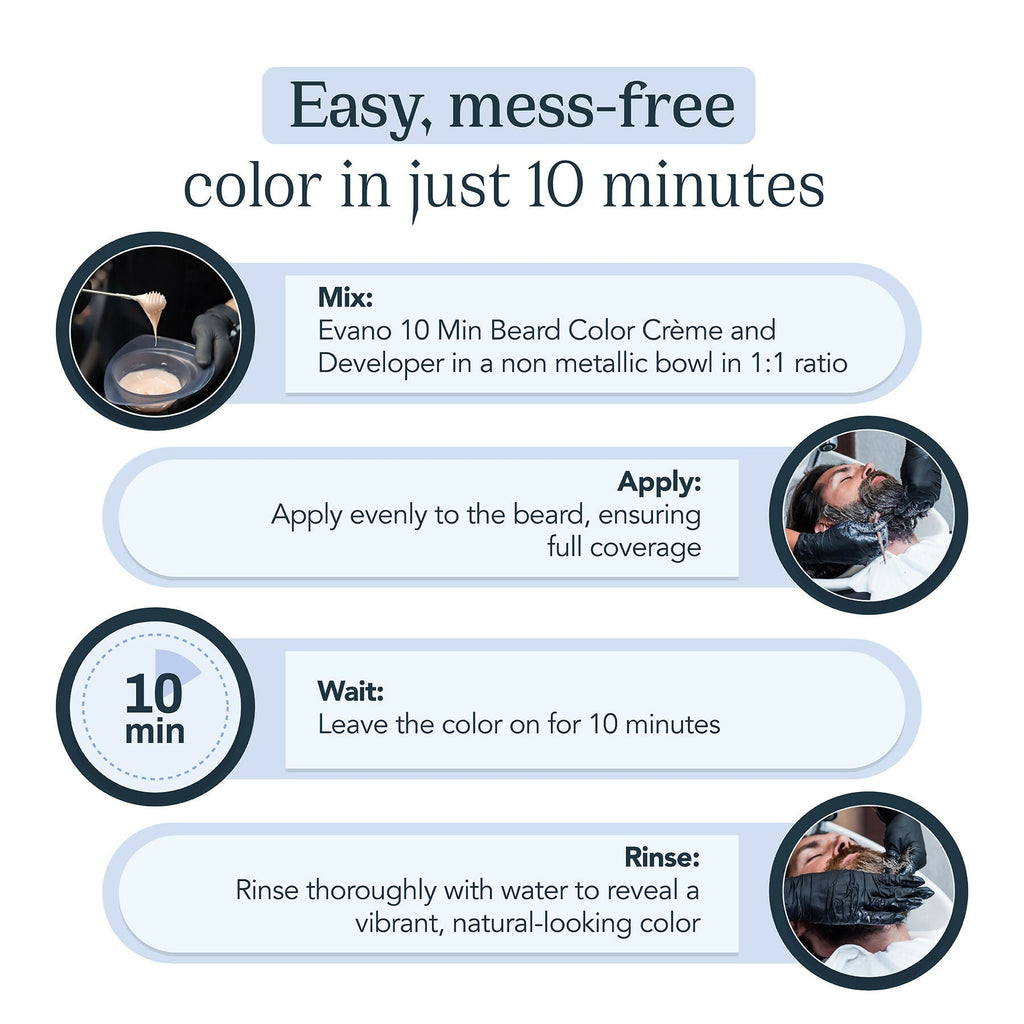 Evano Professional Beard Color For Men-Dark Brown