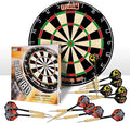 Vapor 180 Bristle Dartboard Staple Free Bullseye Steeltip Darts Extra Flights