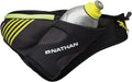 Nathan Peak Running Hydration Waist Pack Belt w/ Speed Draw Flask Water Bottle, 18oz/535 ml Push/Pull Race Cap, Expandable Zippered Stretch Pocket