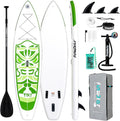 FunWater Inflatable Ultra-Light Stand Up Paddle Board for All Skill Levels with Premium SUP Paddleboard Accessories,Non-Slip Comfort Deck for Youth & Adults