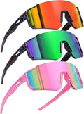Youth Baseball Sunglasses Kids Sports Sunglasses for Boys Girls Softball Cycling Glasses UV400 Protection