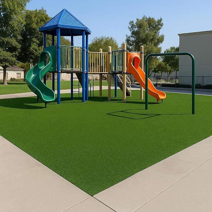 Ottomanson Artificial Turf Golf Hitting Mat 6'6" x 12' Indoor/Outdoor Waterproof Synthetic Fake Grass for Putting Practice Baseball Football Sports Gym Backyard, Custom Size 2' up to 30'