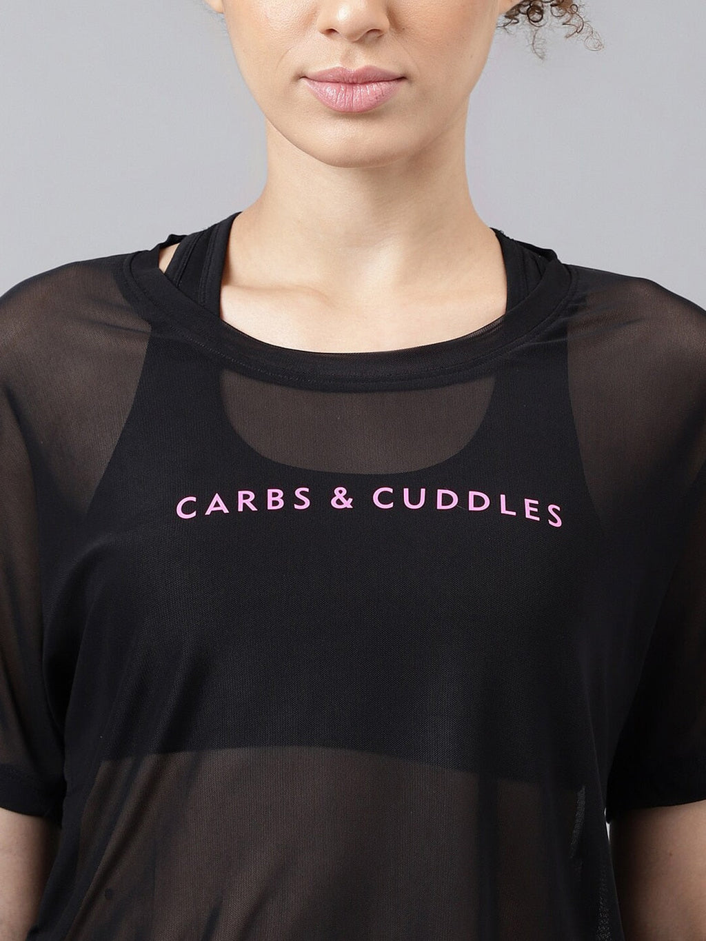 MKH Typography Printed Relaxed Fit Sheer Dri-FIT T-shirt