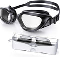Swim Goggles, Unisex Adult Swimming Goggles Anti Fog Anti UV No Leakage Wide View for Men Women Youth