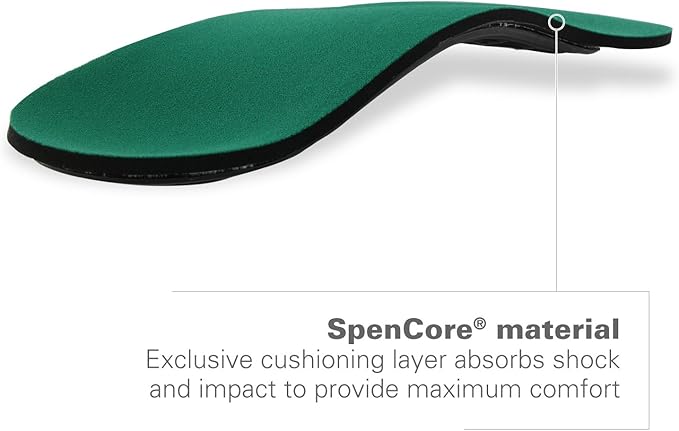 Spenco Rx Orthotic Arch Support 3/4 Length Shoe Insoles Women's 11-12.5/Men's 10-11.5