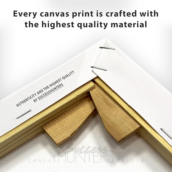 SuccessHunters Luxury Gold Watch Canvas Print Office Wall Decoration Home Decor Modern Art Prints Inspiration Motivation Inspire Entrepreneur Quote Inspirational Motivational House Decal (48" x 36")