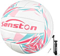 Senston Premium PVC Volleyball Size 5 – Indoor/Outdoor Volleyball, All-Weather Durable Design for Training, Practice & Beach Games (Meets Official Size Standards)