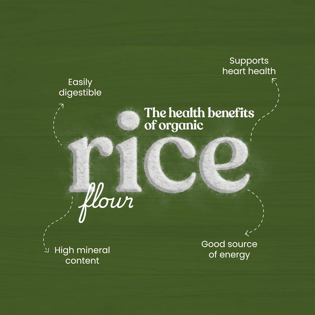 Bharat Vedica Organic Rice Flour - Organic Chawal ka Atta