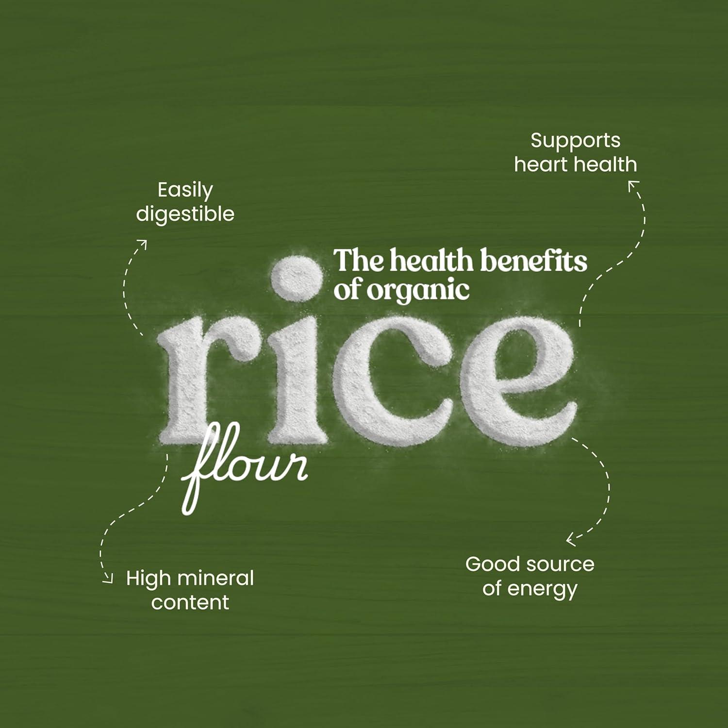 Bharat Vedica Organic Rice Flour - Organic Chawal ka Atta