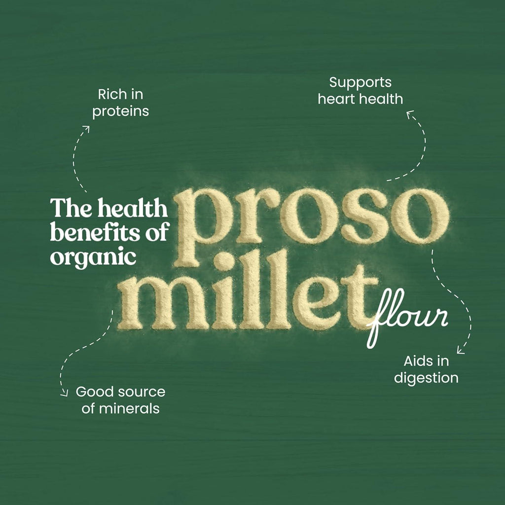 Bharat Vedica Organic Proso Millet Flour - Organic Chena ka Atta
