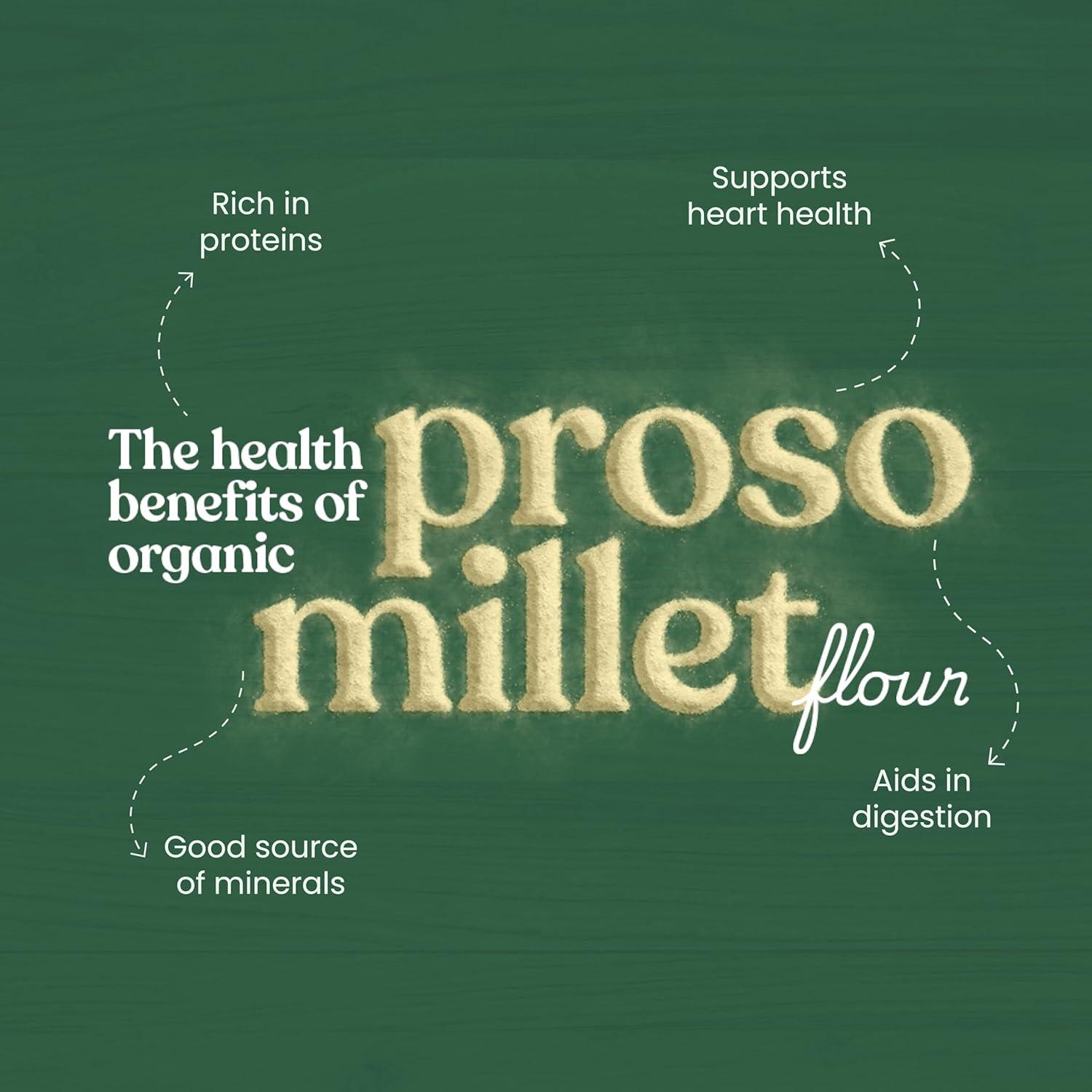 Bharat Vedica Organic Proso Millet Flour - Organic Chena ka Atta